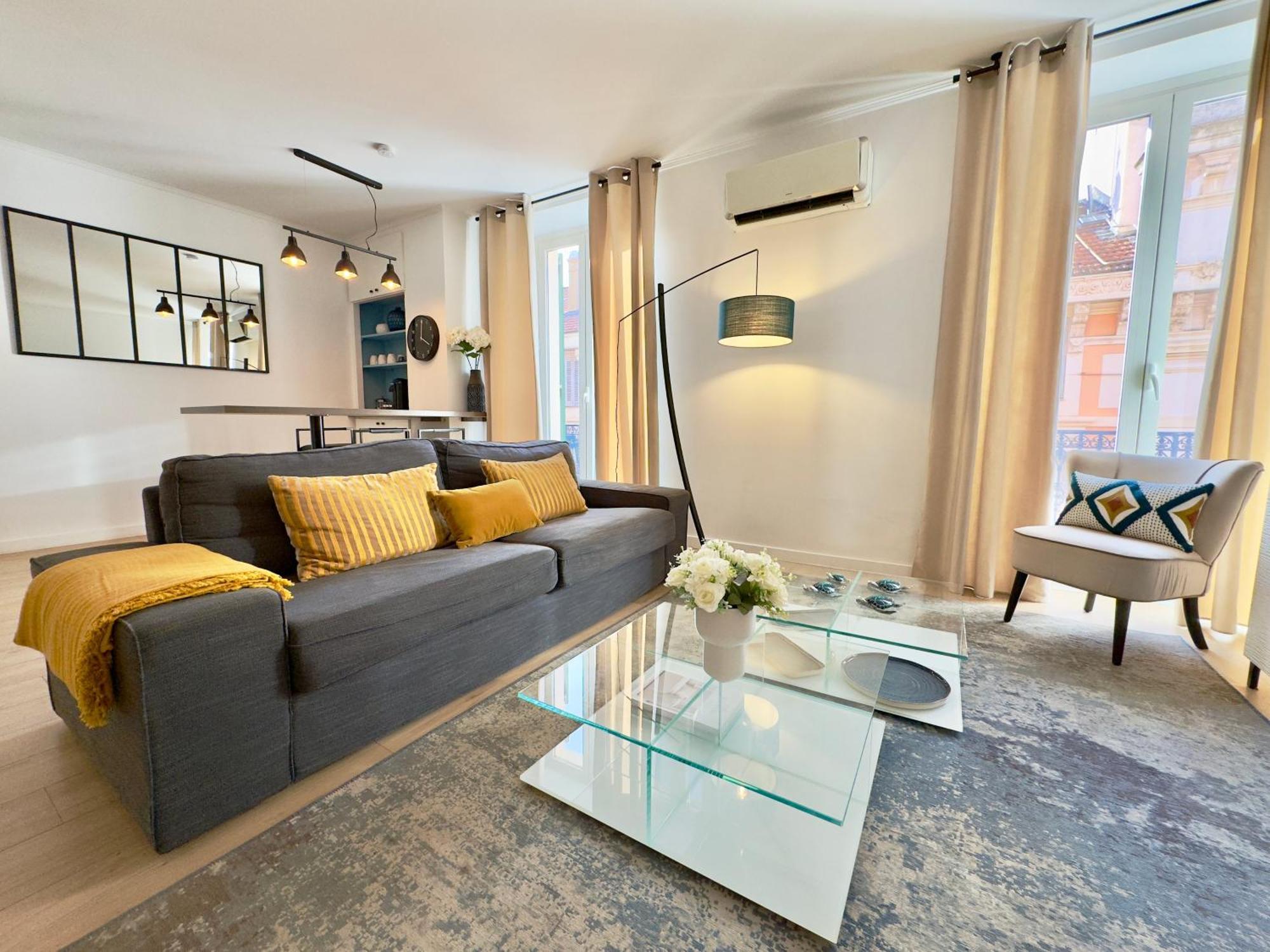 Luxueux 3 Pieces 80M2 - 2Ch - 2 Sdb - 1Mn Beach Croisette Cannes Dış mekan fotoğraf